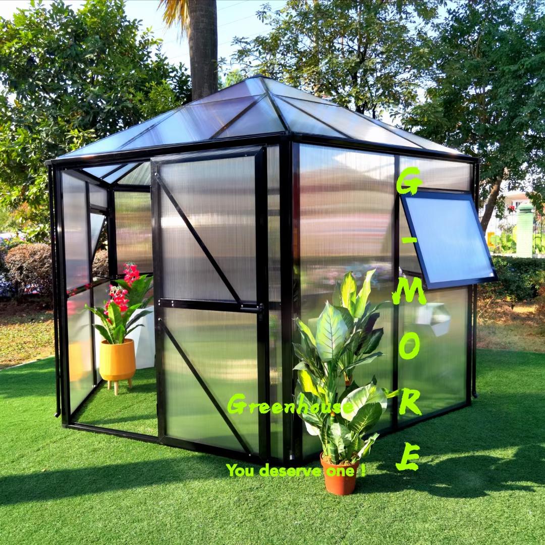 New model GE602 Hexagon Greenhouse