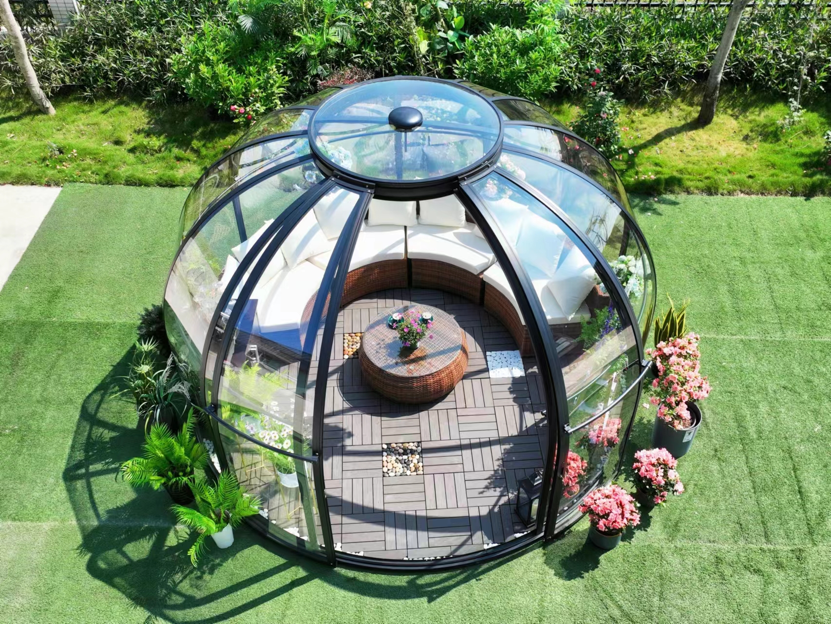 HOT TUB ENCLOSURE / DOME SUNROOM-GDA SERIES