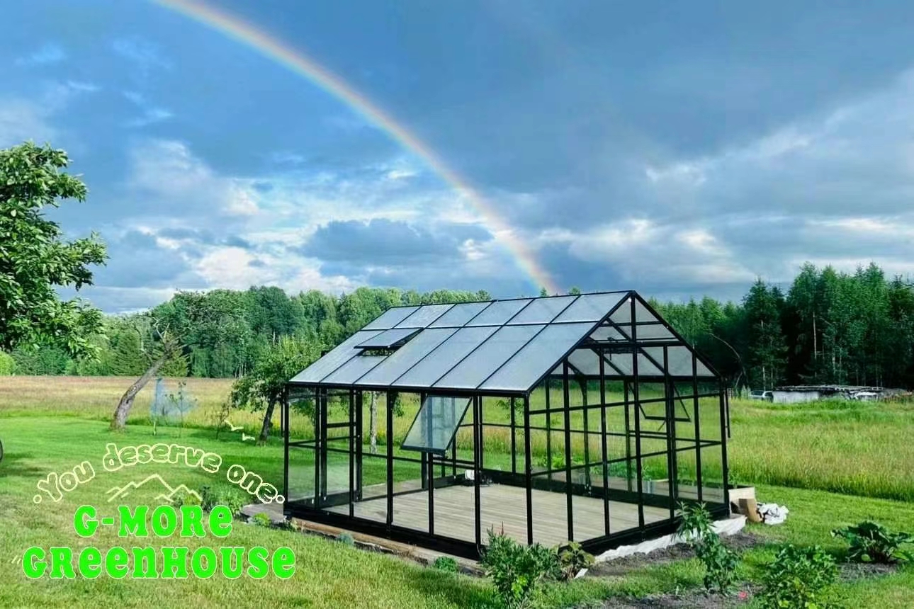 Greenhouse under the rainbow, ​Incredibly beautiful![太阳]