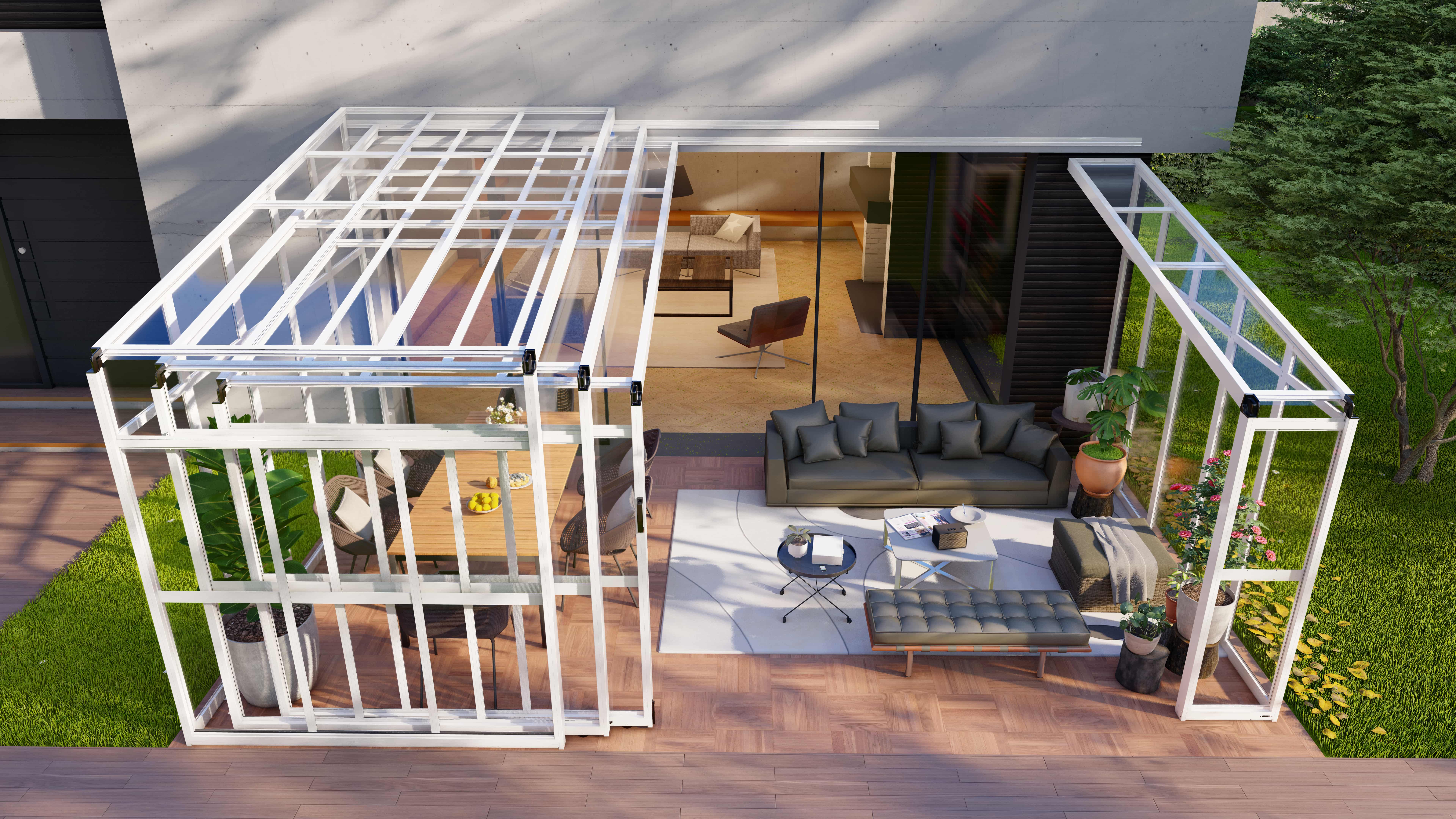 G-mroe Patio Enclosure Series Swimming Poor Cover-GC4310