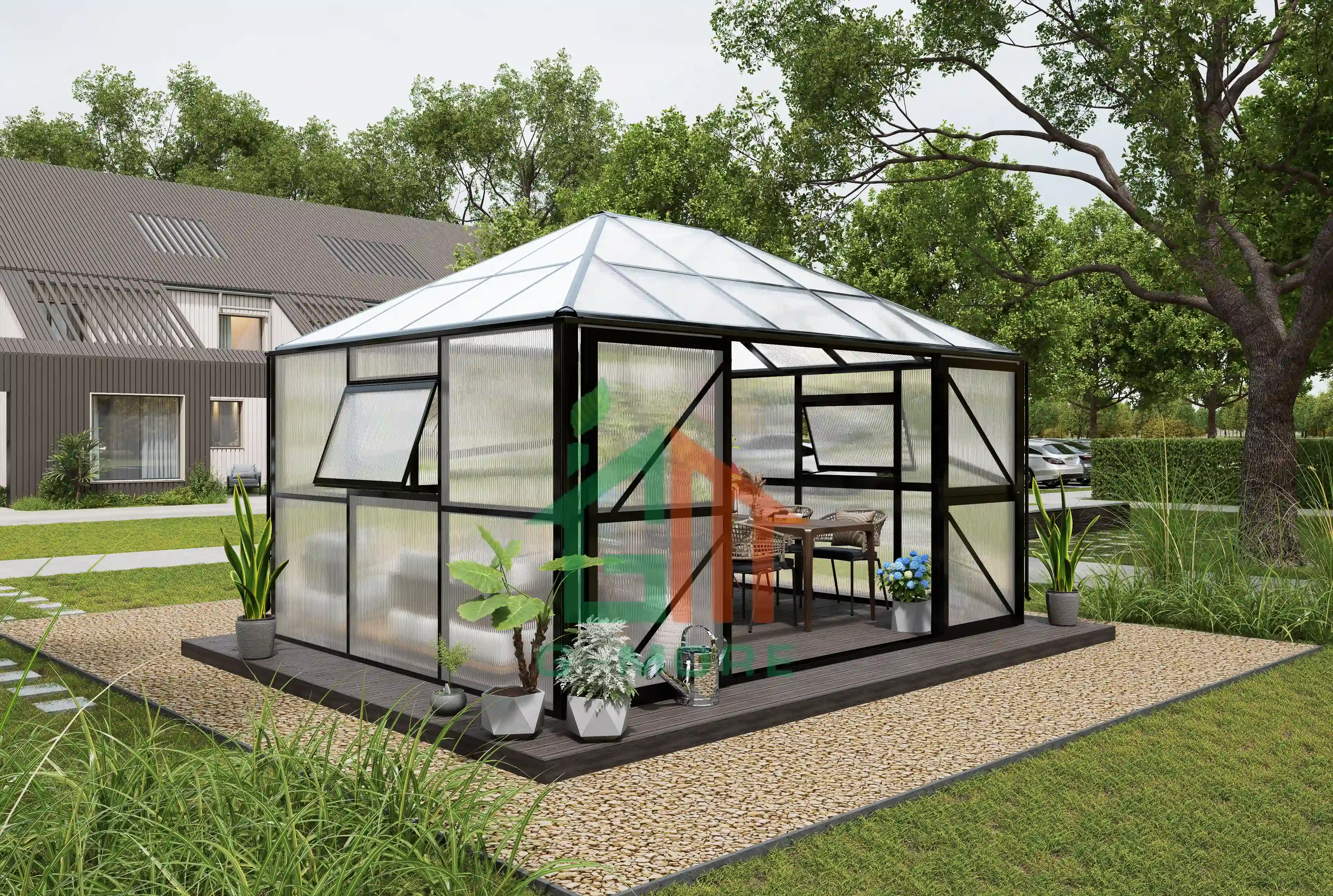 G-more Titan Gazebo Series Greenhouse-GT8304