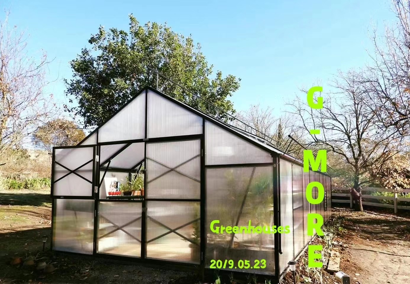 G-MORE TITAN SERIES 4m x 10m GREENHOUSE