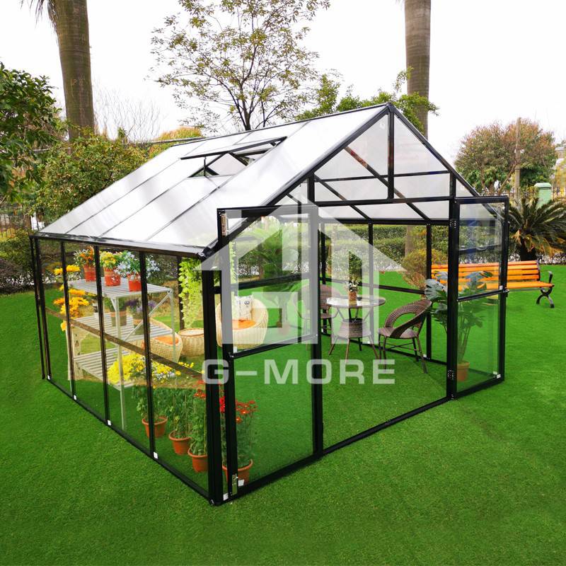 10.8'x11.3' Elite Series Luxury Polycarbonate Greenhouse Farming Equipment