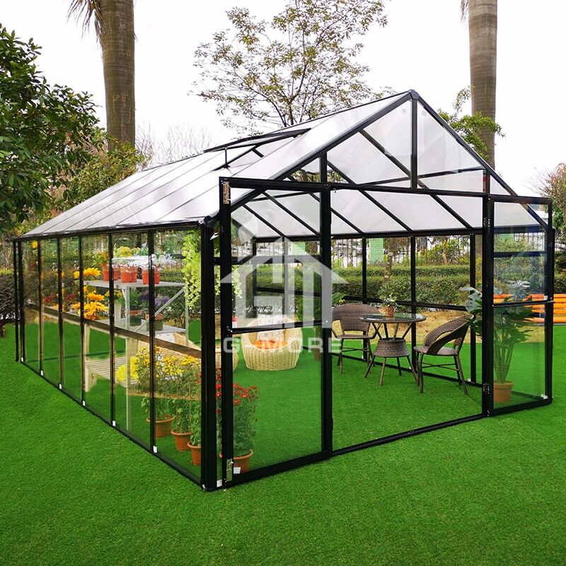 G-more Elite Luxury Hobby Glass Greenhouse-GE1406