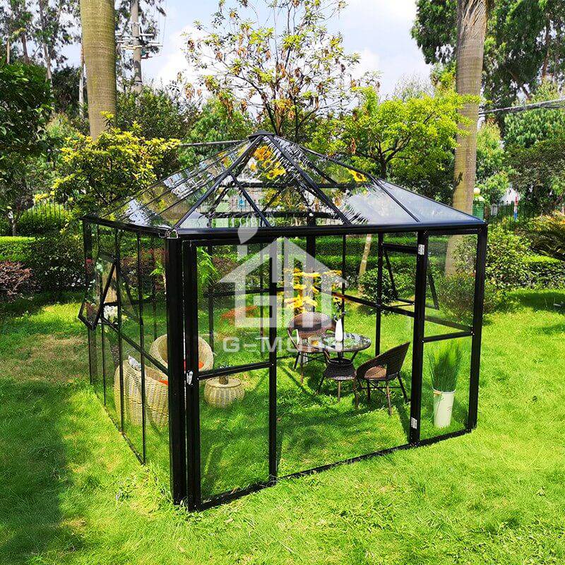 10'x10' G-MORE Easy Assemble Aluminum Frame Polycarbonate Greenhouse-GE2404