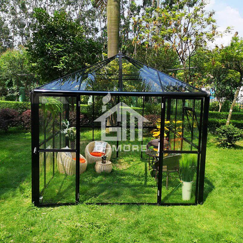 10'x10' G-MORE Easy Assemble Aluminum Frame Polycarbonate Greenhouse-GE2404