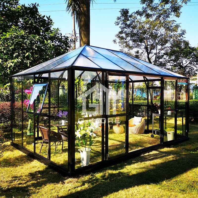 G-MORE Royal Park Easy DIY Glass Conservatory-GE2604