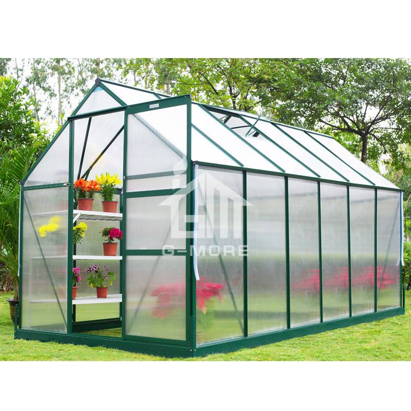 147x216cm Low Cost Agriculture Polycarbonate Flowerhouse Set