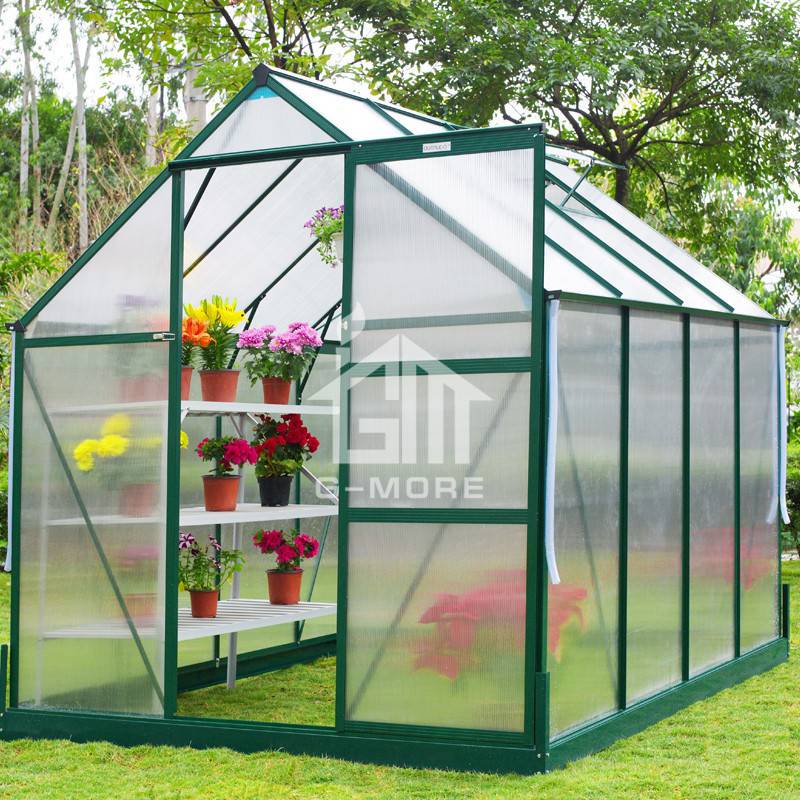 147x216cm Low Cost Agriculture Polycarbonate Flowerhouse Set