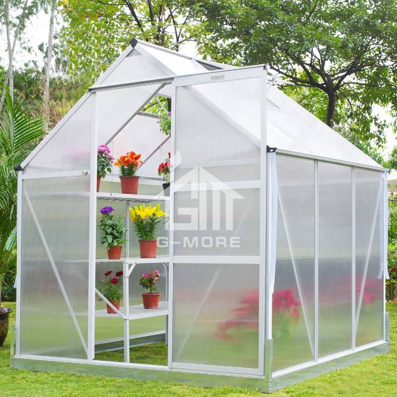 6'x4' Low Cost Agriculture Polycarbonate Flowerhouse Kits