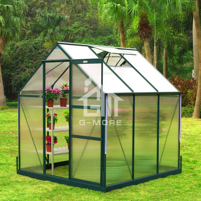 147x216cm Low Cost Agriculture Polycarbonate Flowerhouse Set