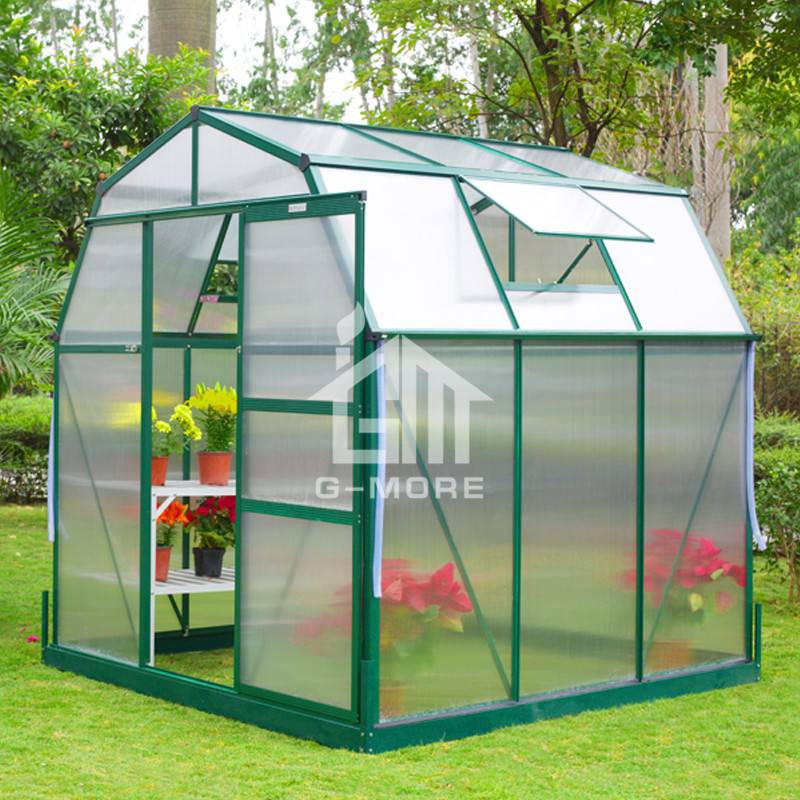 216x216cm Guangzhou Metal Frame Used Garden Greenhouse