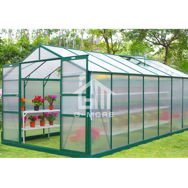 8'x6' DIY Greenhouse For Sale Traditional Series Aluminum/Polycarbonate Hobby Greenhouse