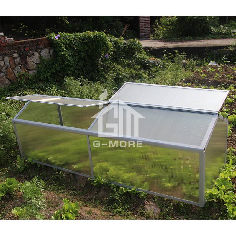 G-MORE Cold Frame, 4MM PC Aluminum Mini Greenhouse - GM42012