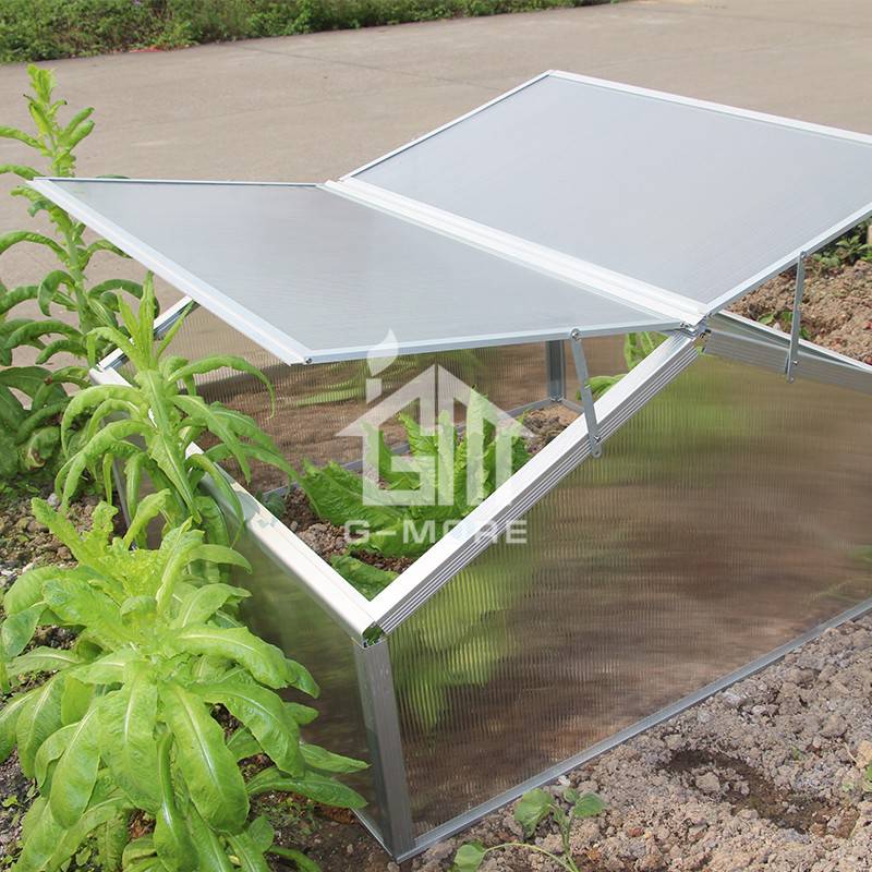 G-MORE Cold Frame, 4MM PC Aluminum Mini Greenhouse - GM42022