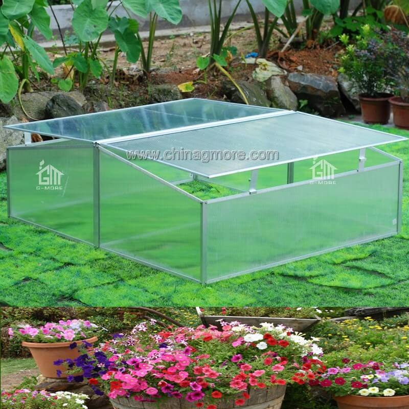 G-MORE Cold Frame, 4MM PC Aluminum Mini Greenhouse - GM42061