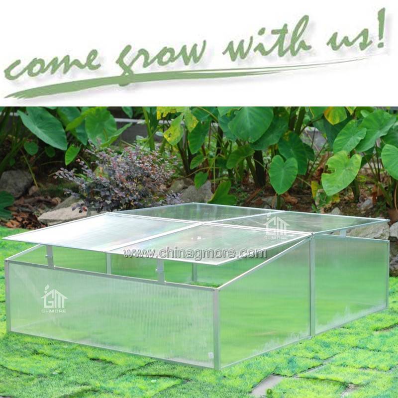 G-MORE Cold Frame, 4MM PC Aluminum Mini Greenhouse - GM42062