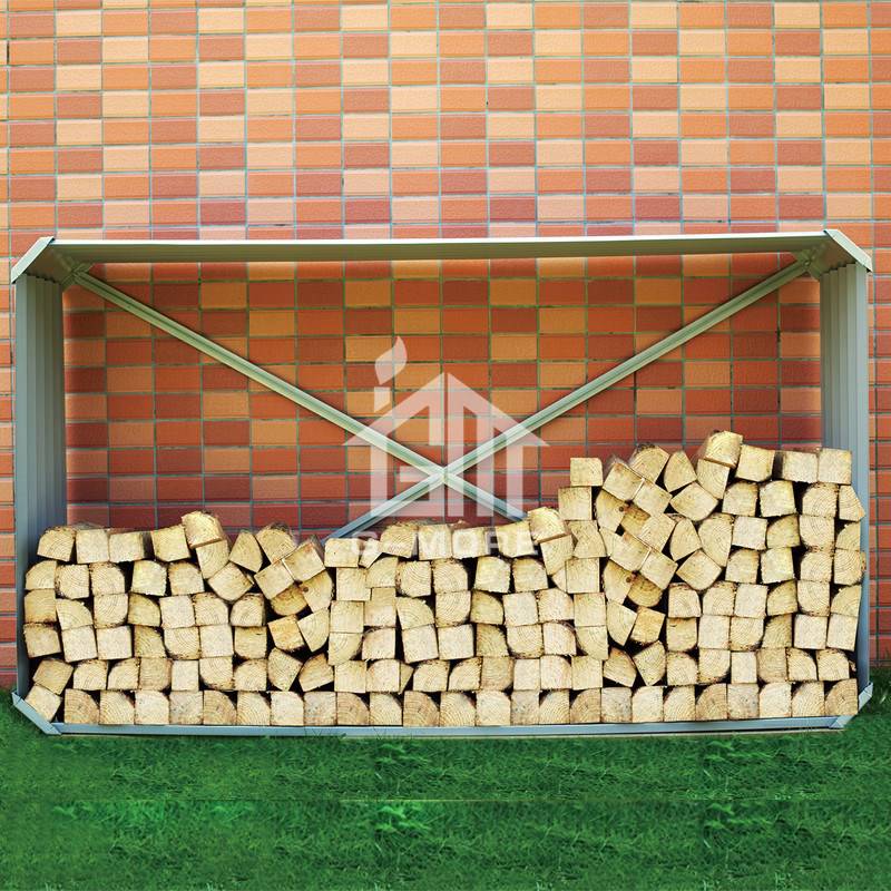 G-MORE Wholesale Rectangle Sliver Firewood Storage