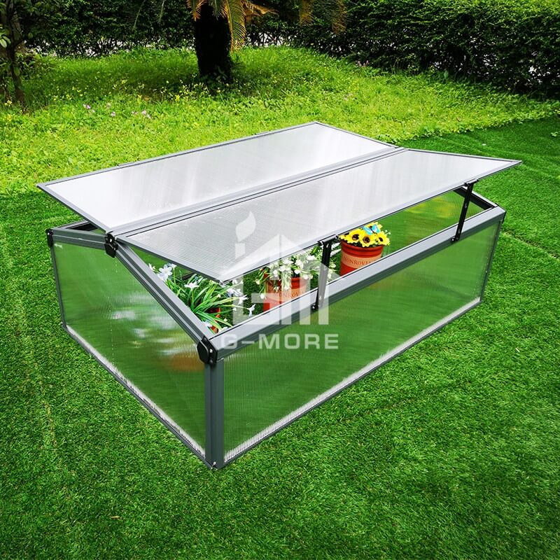 G-MORE Cold Frame, 4MM PC Aluminum Mini Greenhouse - GM44011