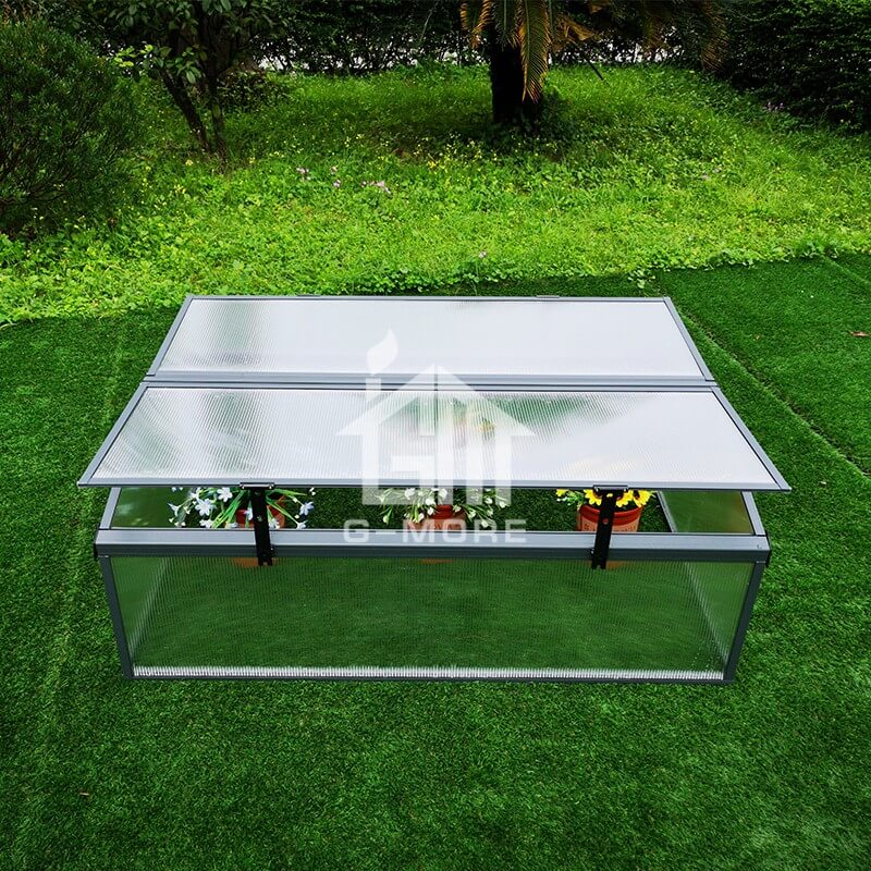 G-MORE Cold Frame, 4MM PC Aluminum Mini Greenhouse - GM44011