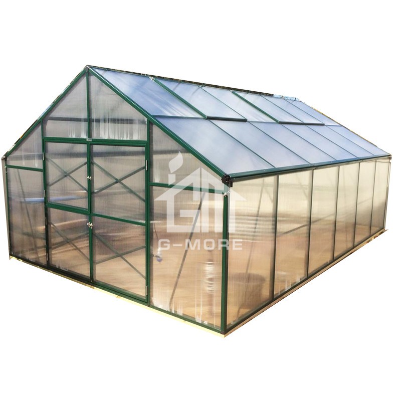 13'x26.4' Width Heavy Duty Aluminium Smart Greenhouse