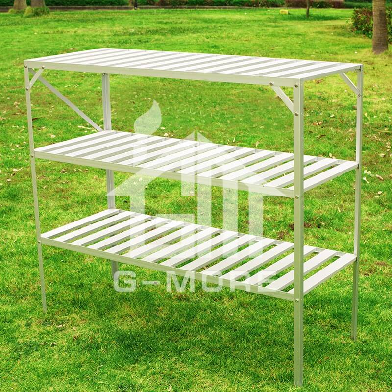 G-MORE Aluminum Staging, 3 Tier Shelf Rack - GM51013