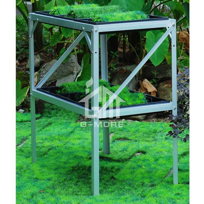 G-MORE Aluminum Staging, 2 Tier Shelf Rack - GM52042-3