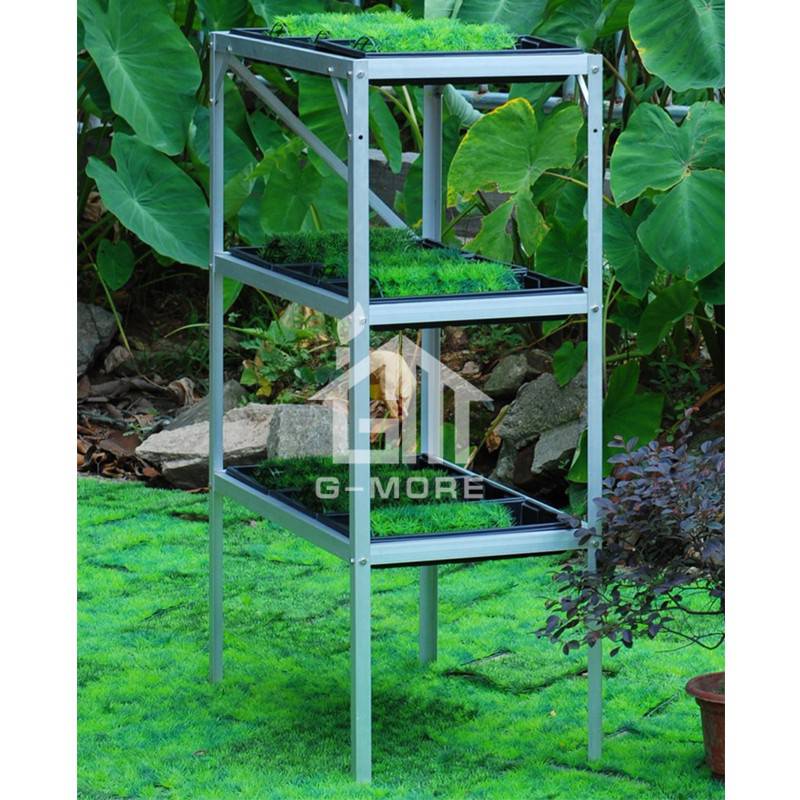 G-MORE Aluminum Staging, 2 Tier Shelf Rack - GM52043-3