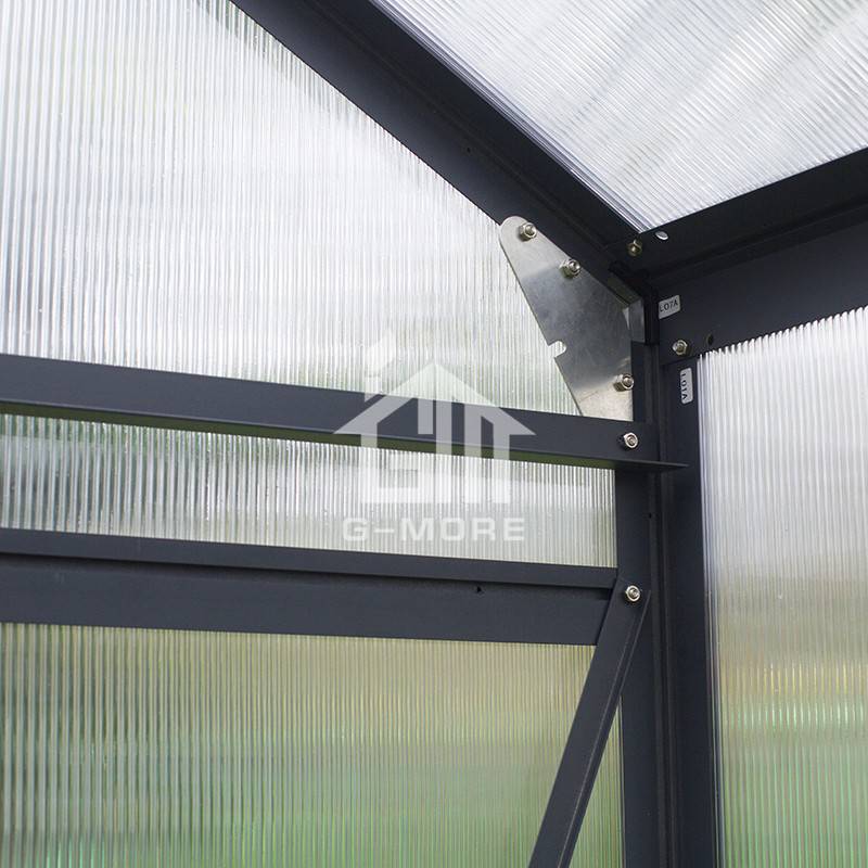 12.4'x12.5' G-more Orangery series Heavy Duty Polycarbonate Greenhouses-GM34606