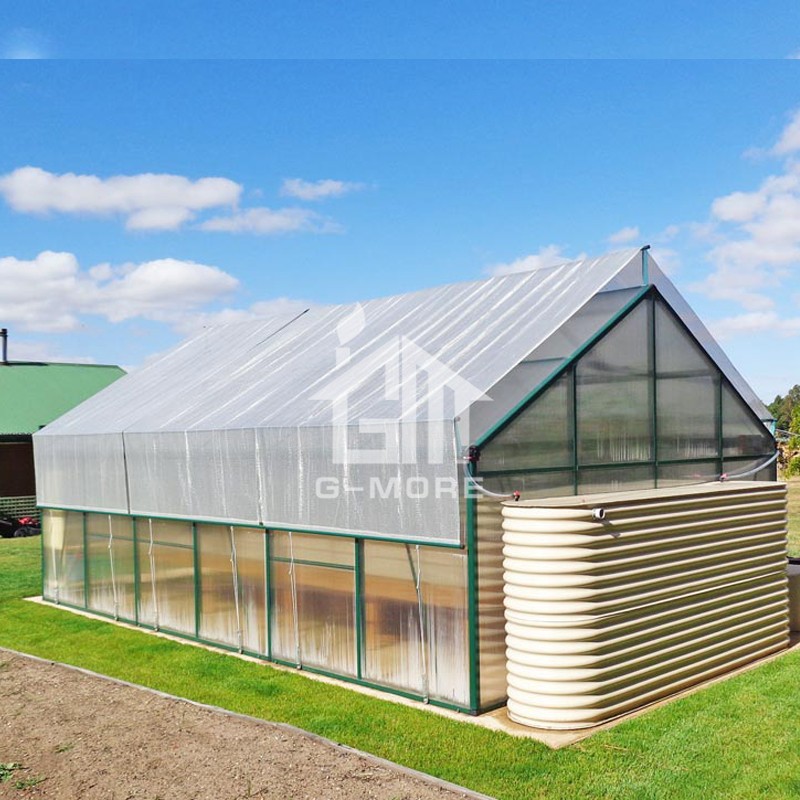 13'x20' G-MORE  4M Width/6M Length Heavy Duty Grow Smart Aluminium 10MM Polycarbonate Green Hobby Greenhouse