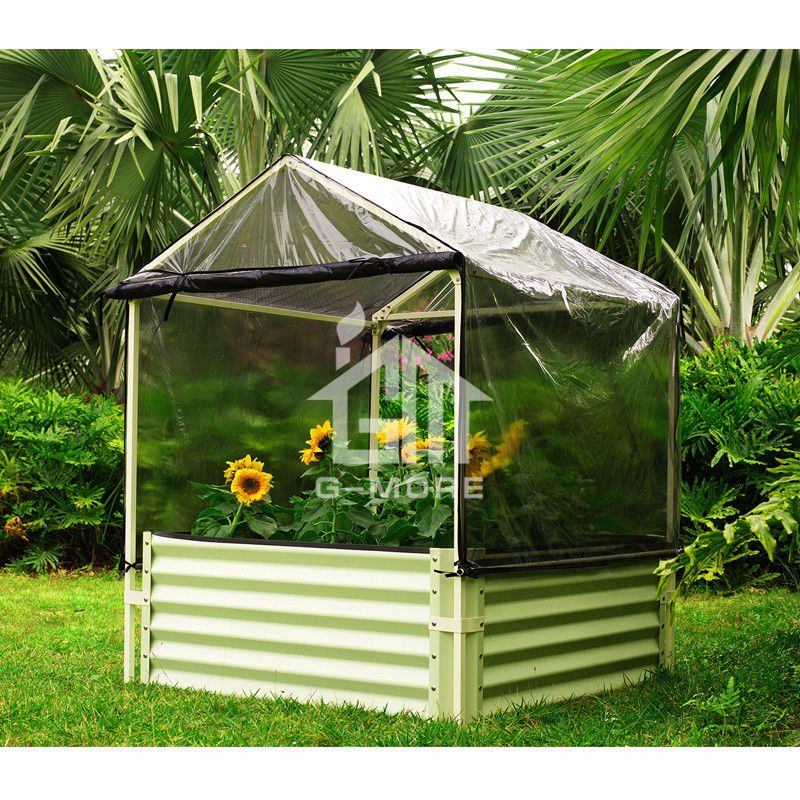 G-MORE 110 x 110 x 150cm Garden Grow Bed With Cover