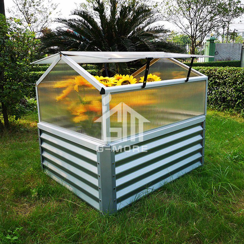 G-MORE Wholesale Outdoor Aluminum Garden Bed Greenhouse