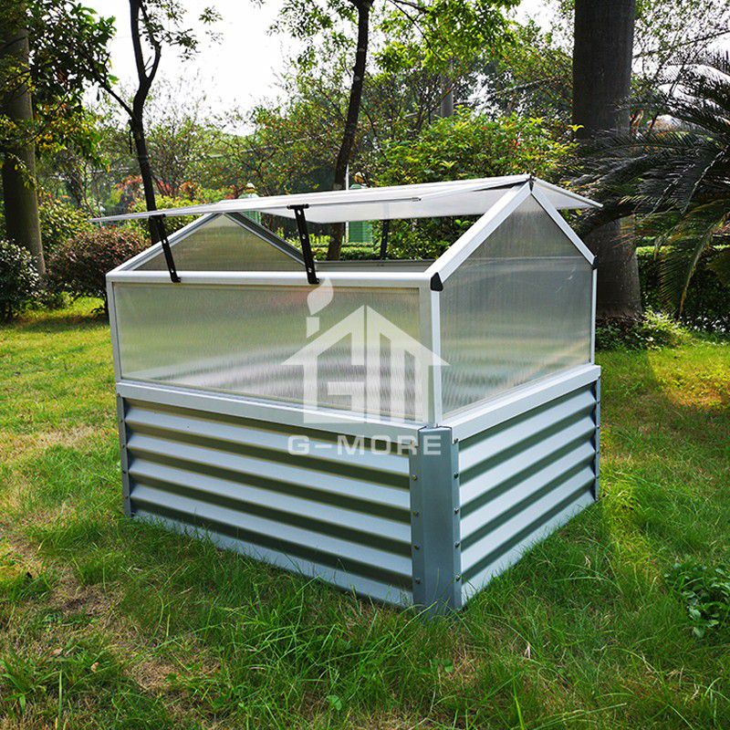 G-MORE Wholesale Outdoor Aluminum Garden Bed Greenhouse