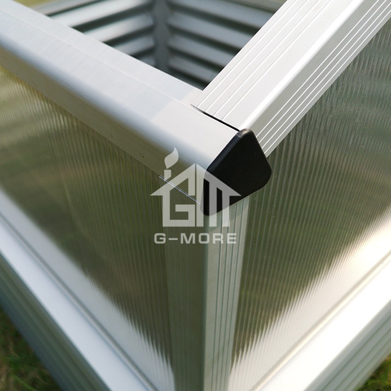 G-MORE Wholesale Outdoor Aluminum Garden Bed Greenhouse