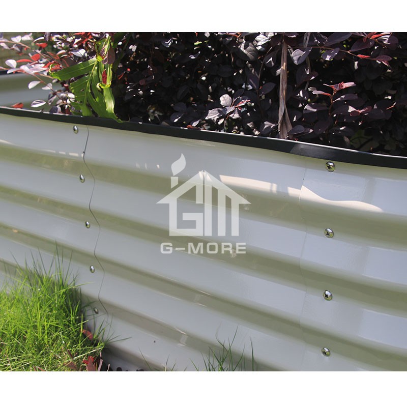 G-MORE 60 x 60CM Fast Assembly Creme Raised Garden Beds