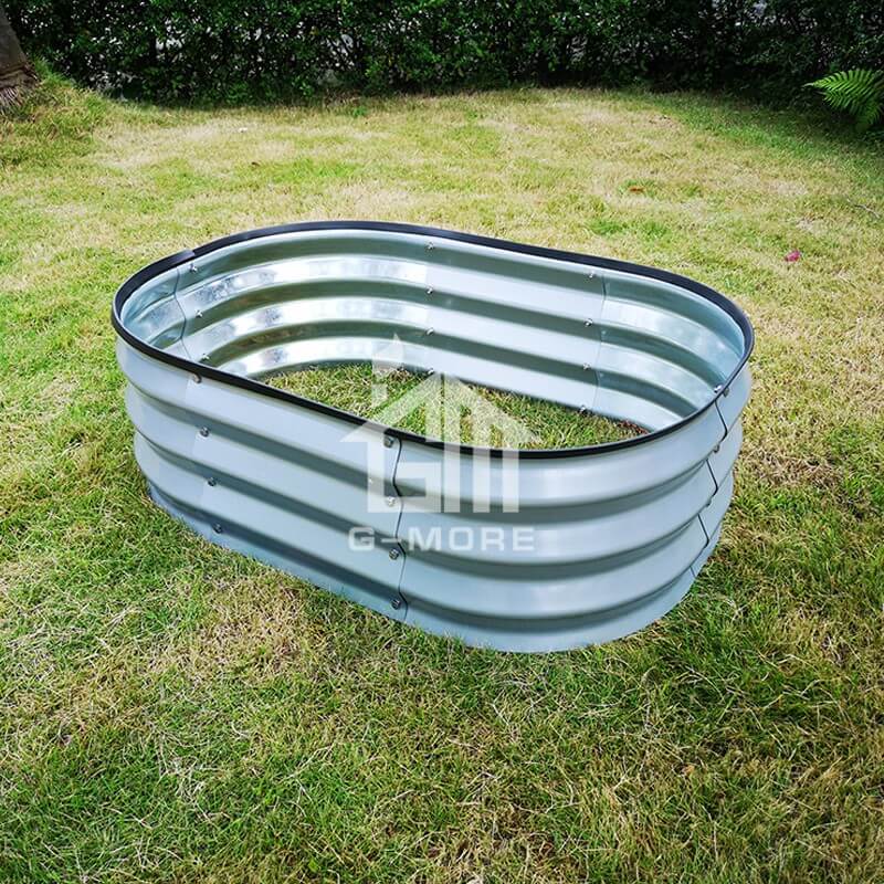 G-MORE 60 x 90CM Fast Assembly Sliver Raised Garden Beds