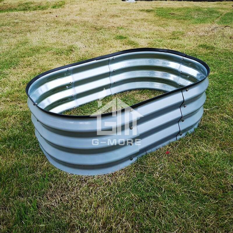 G-MORE 60 x 90CM Fast Assembly Sliver Raised Garden Beds