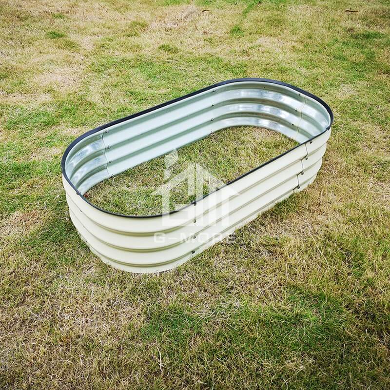 G-MORE 60 x 120CM Fast Assembly Creme Raised Garden Beds