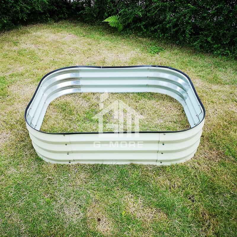 G-MORE 90 x 120CM Fast Assembly Creme Raised Garden Beds