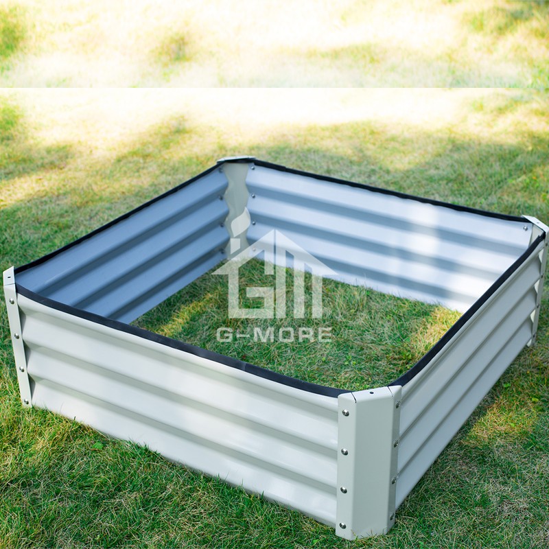 G MORE 60X60 CM Wholesale Rectangular  Vegetable Gardening Metal  Raised Garden Beds