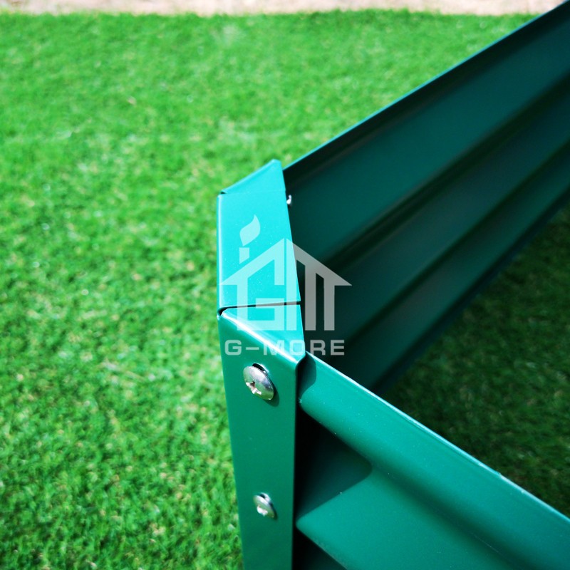 G MORE 60X60 CM Wholesale Green Rectangular Vegetable Gardening Metal  Raised Garden Beds