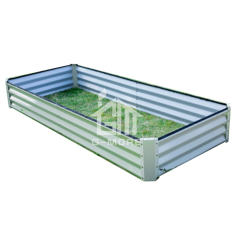 G MORE 60X180 CM Wholesale Rectangular Vegetable Gardening Metal  Raised Garden Beds