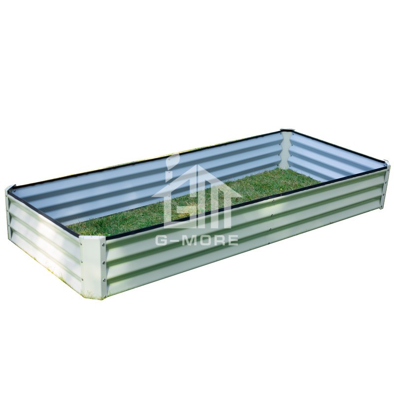 G MORE 60X180 CM Wholesale Rectangular Vegetable Gardening Metal  Raised Garden Beds