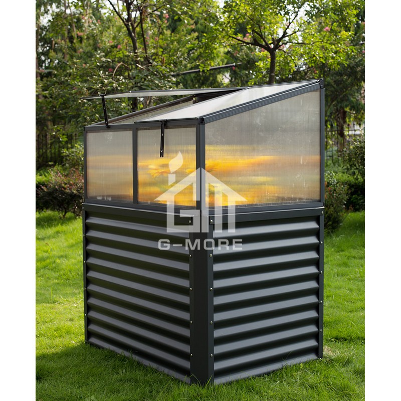 G-MORE Wholesale Outdoor Aluminum Garden Bed Greenhouse