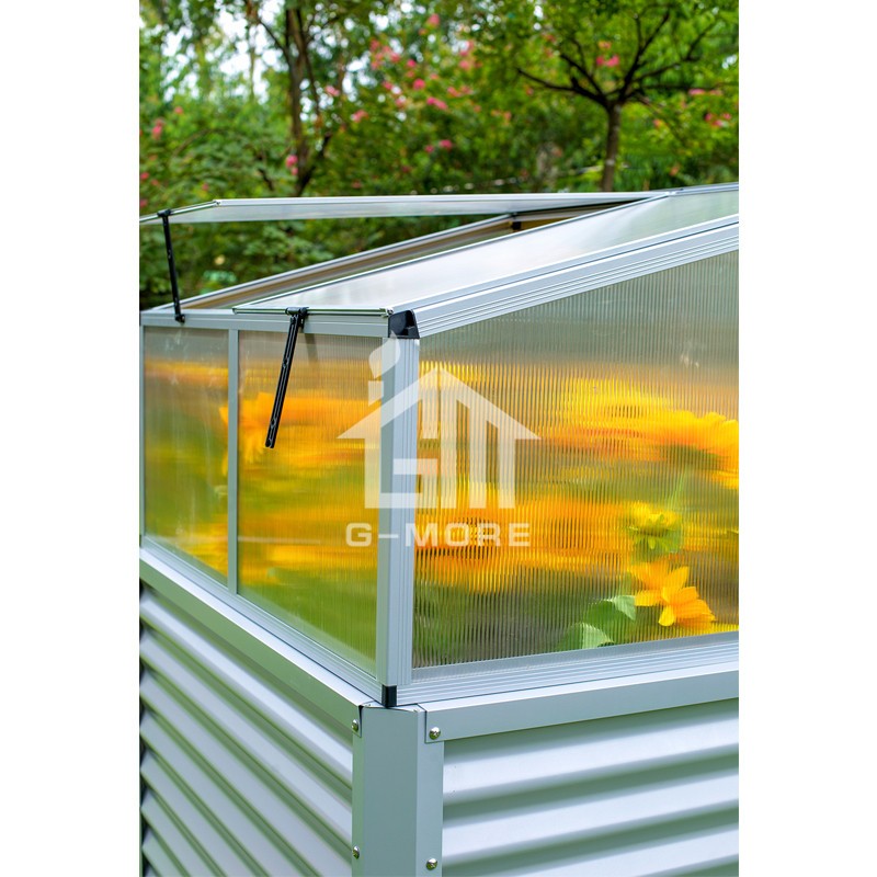 G-MORE Wholesale Outdoor Aluminum Garden Bed Greenhouse