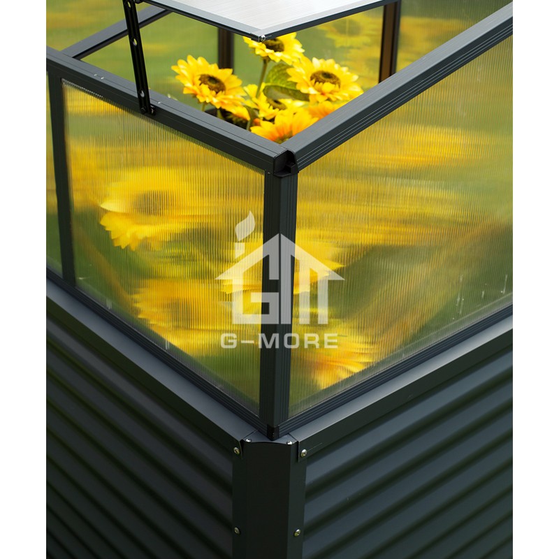 G-MORE Wholesale Outdoor Aluminum Garden Bed Greenhouse