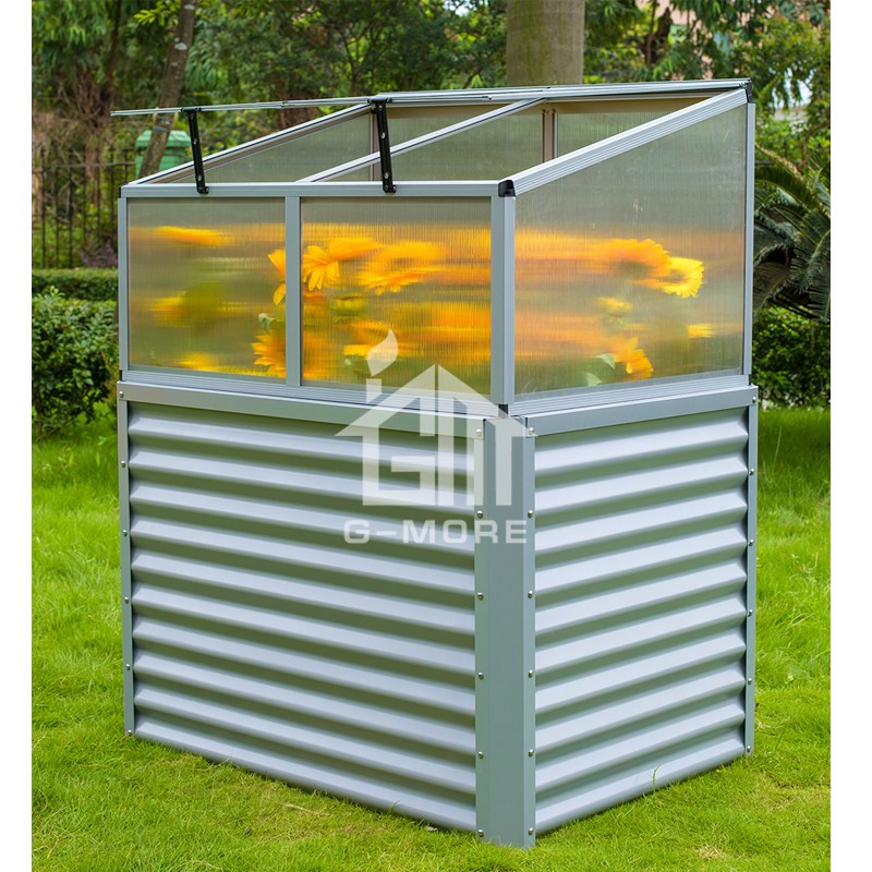 G-MORE Wholesale Outdoor Aluminum Garden Bed Greenhouse