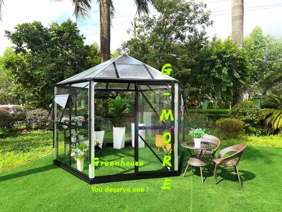 Hexagonal Glasshouse__Size: 309*355*272cm